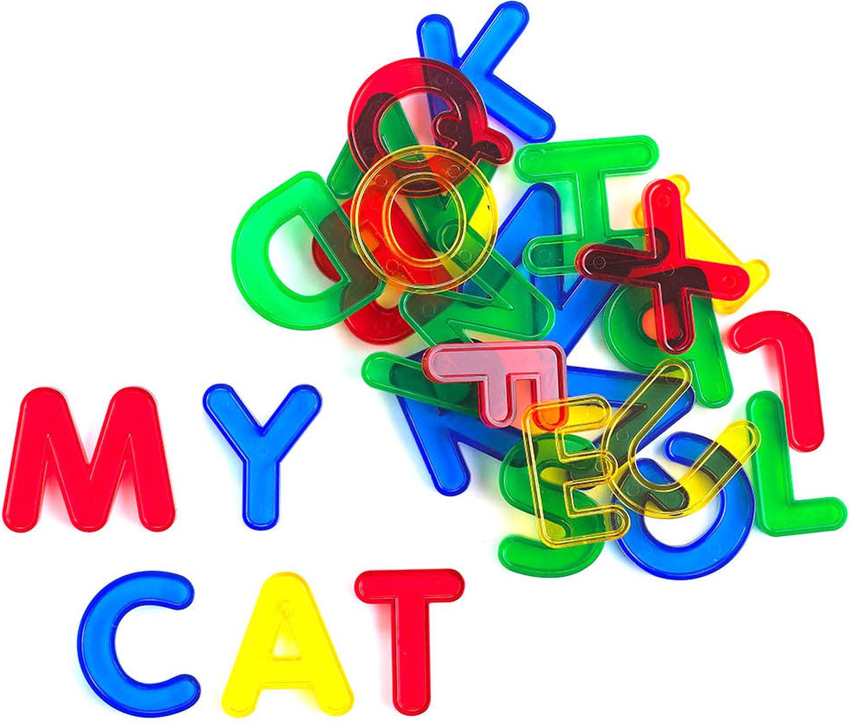 Transparante letters - hoofdletters (26)