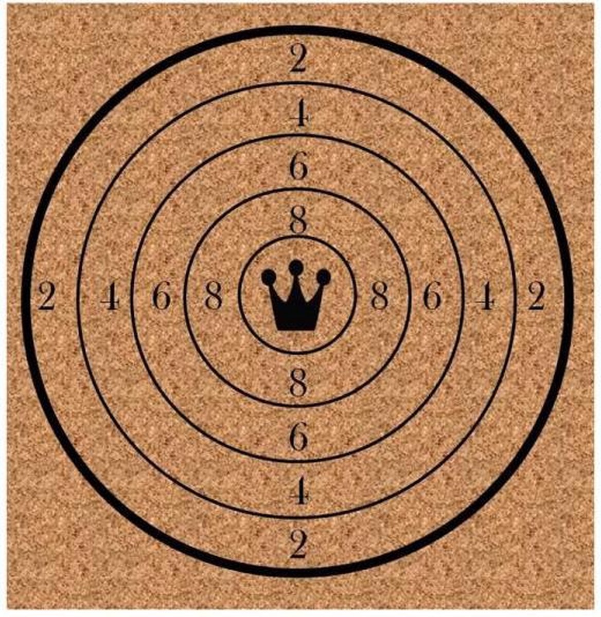 schietschijf voor pijl en boog of kruisboog