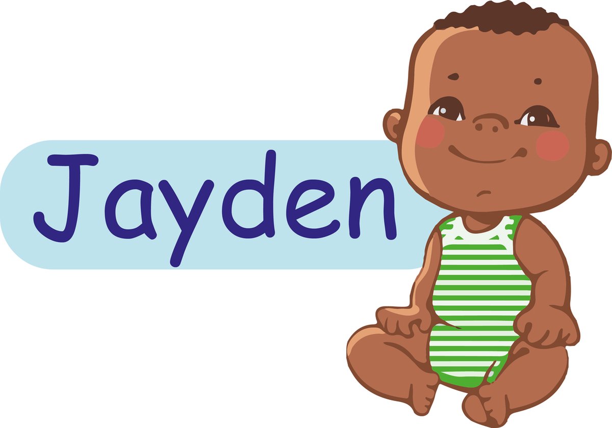 Geboorte - Raamsticker - Baby 1 boy 25 cm