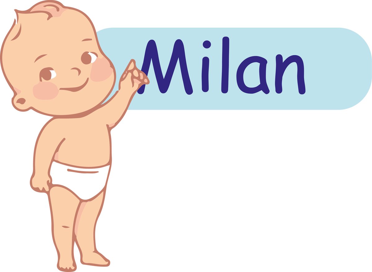 Geboorte - Raamsticker - Baby 2 boy 60 cm