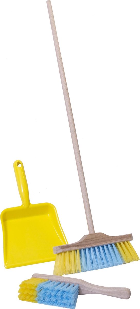 3-delige kinder Bezemset Geel