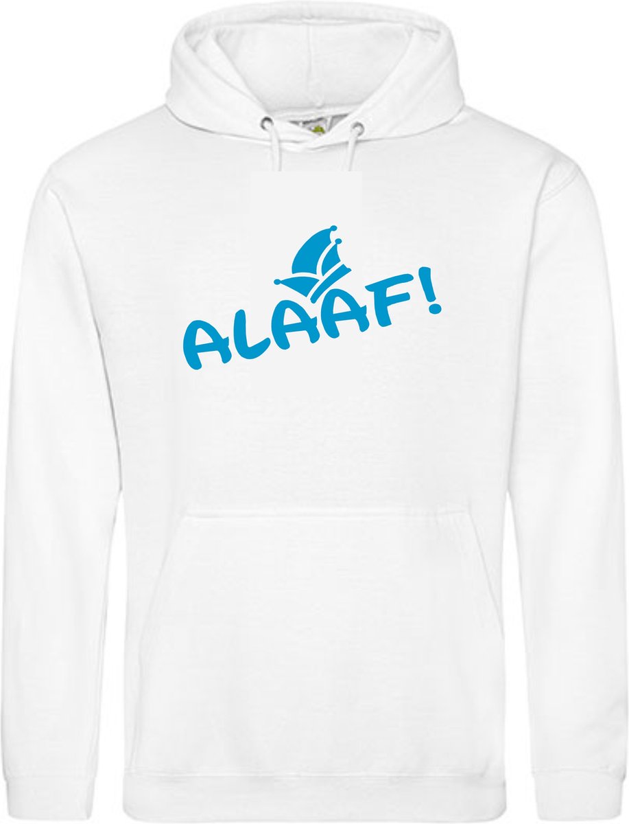 Carnavals Hoodie trui ALAAF in Neon Blauw Medium Unisex - Specialties by EIZOOK
