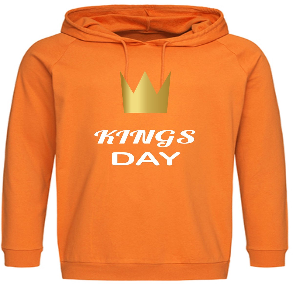 Eizook Oranje Unisex Hoodie Kings Day Koningsdag - Feest Hoodie - 2X Large - XX large