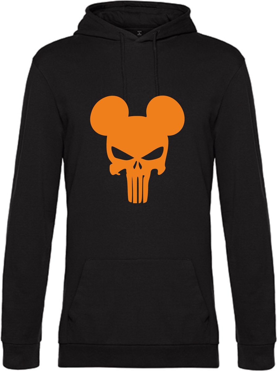 Unisex Halloween Hoodie – Griezel in Stijl met Mickey - MEDIUM