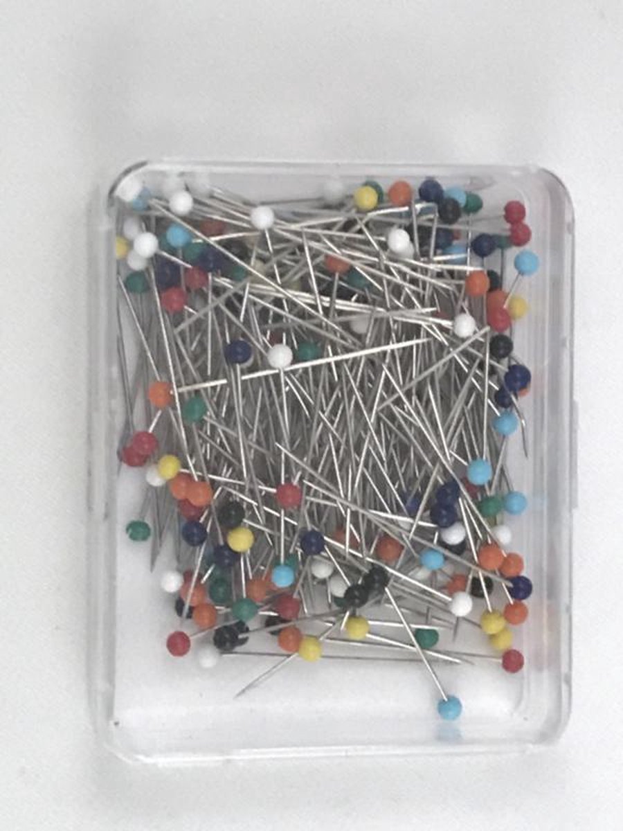 glaskopspelden 200 stuks - spelden met glaskop