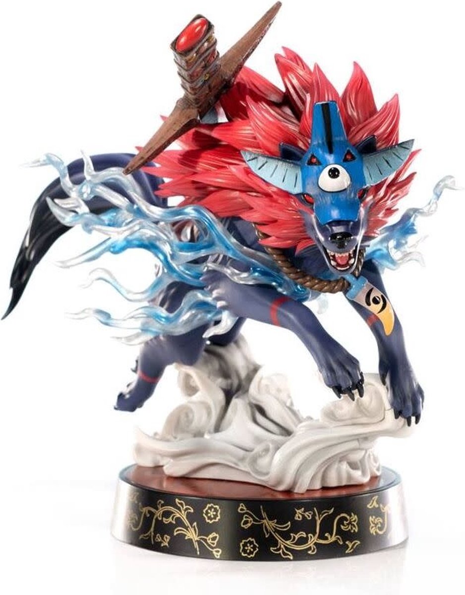 First 4 Figures Okami Oki Wolf Form 21cm PVC Statue