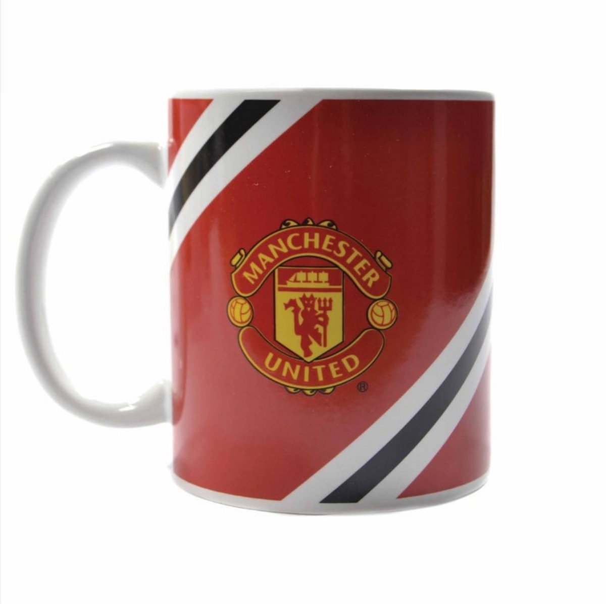 Team Merchandise Core Stripe Mug - Man United -.