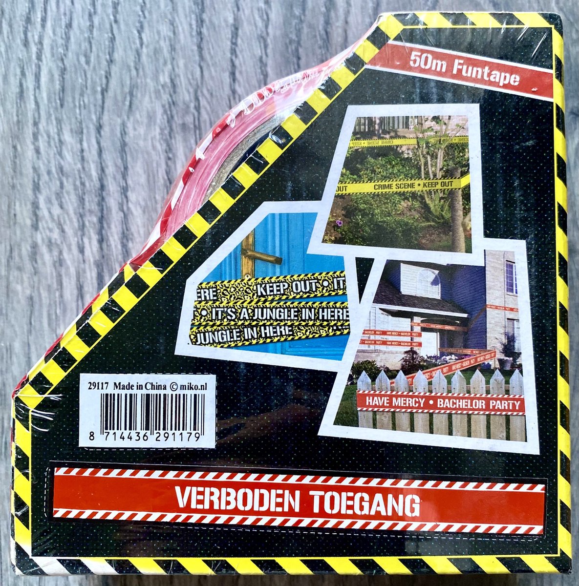 50 Meter Funtape Markeerlint Verboden Toegang