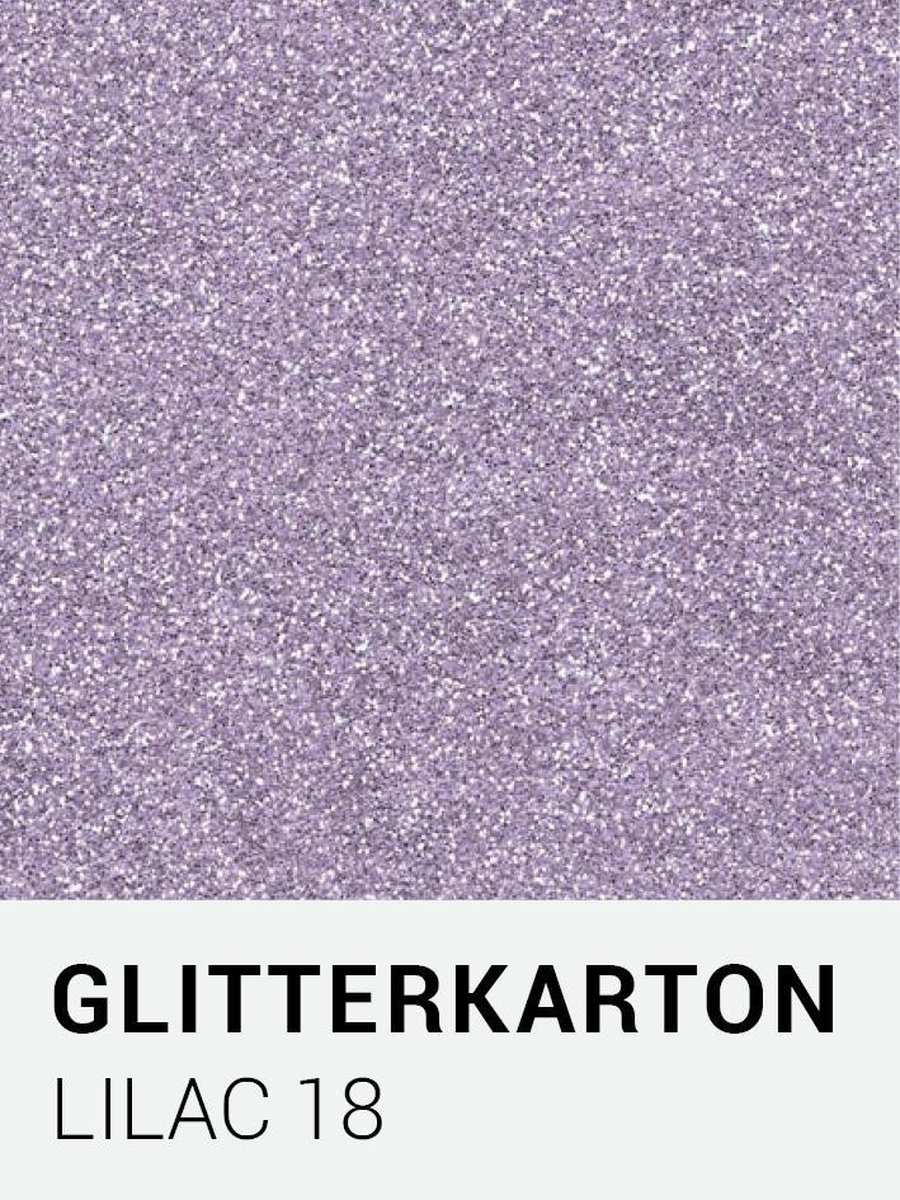 Glitterkarton 18 lilac A4 230 gr.