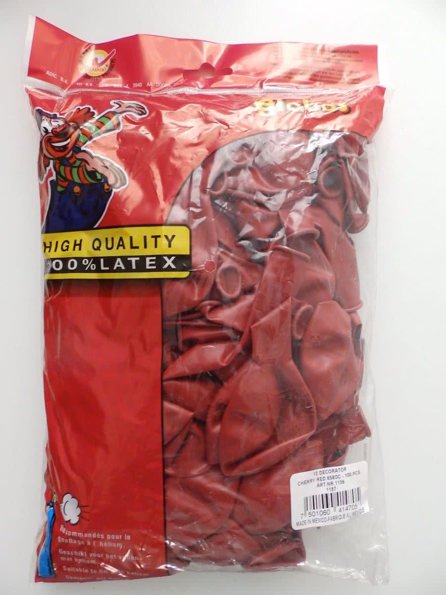 Ballonnen 100 stuks Rood