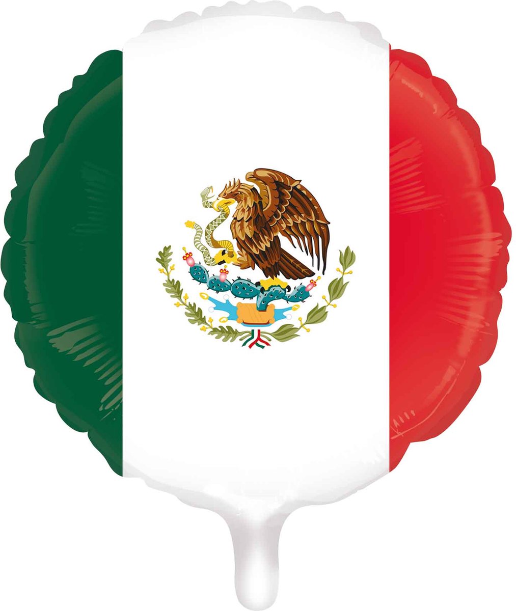 Folieballon 45cm vlag Mexico