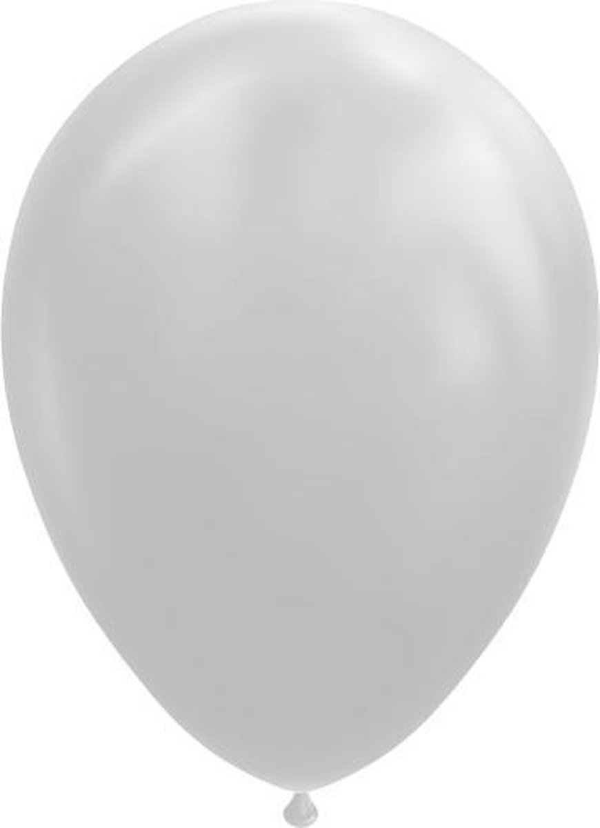 Globos Ballonnen 30 Cm Latex Cool Grijs 10 Stuks