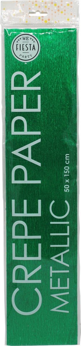 Globos Crêpepapier Metallic 150 X 50 Cm Groen