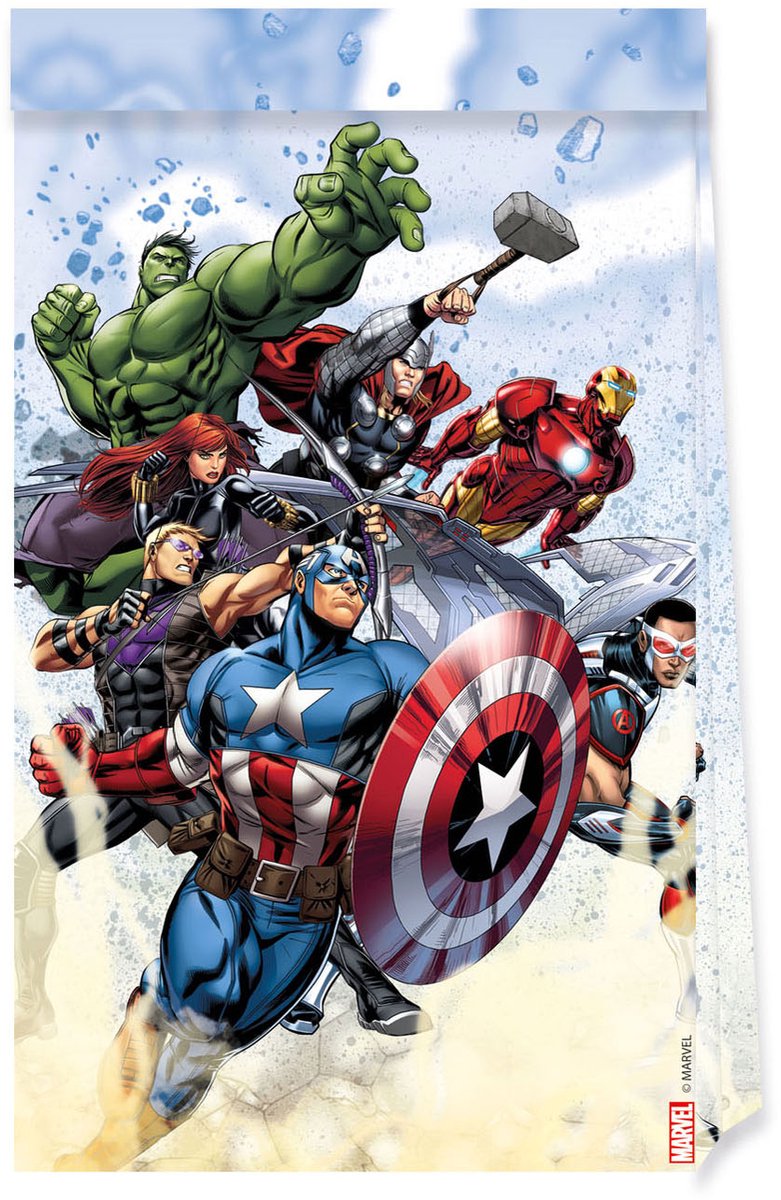 Papieren Feestzakjes FSC Avengers Infinity Stones, 4st.