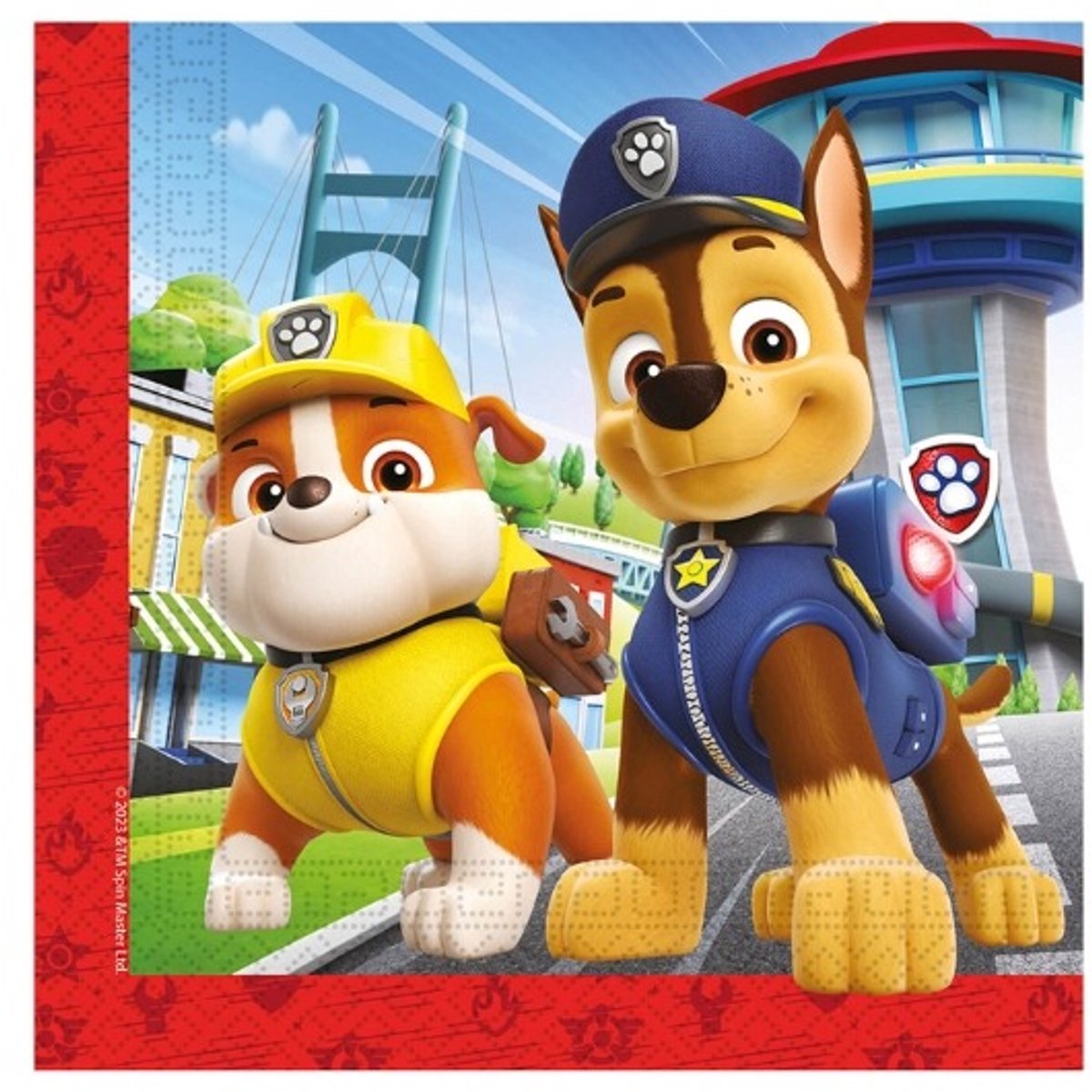 Paw Patrol - Papieren Servetten FSC - Rescue Heroes - 20 stuks
