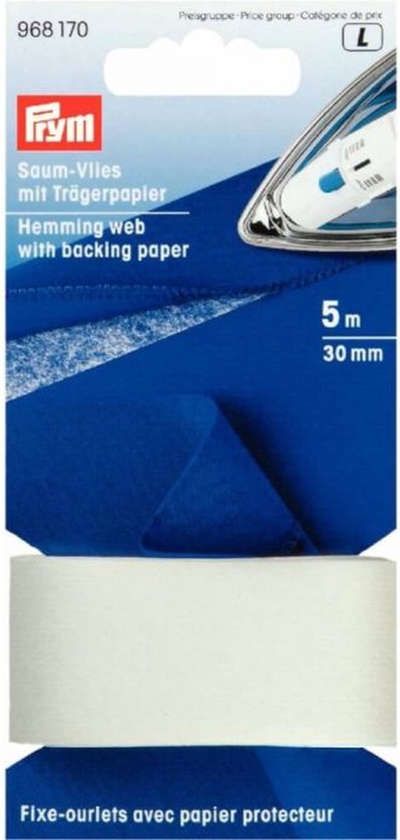 Prym zoomvlies met strijkpapier