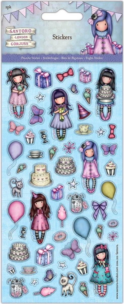 Gorjuss Birthday Stickers (GOR 804112)