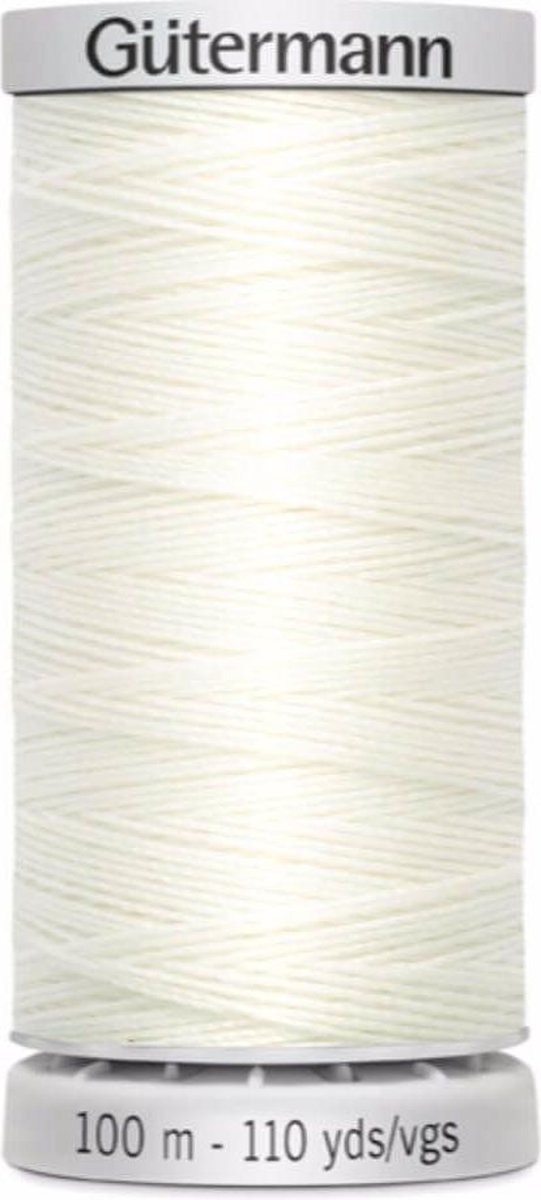 Gutermann Super Sterk   100 mtr Col. 111 Creme.