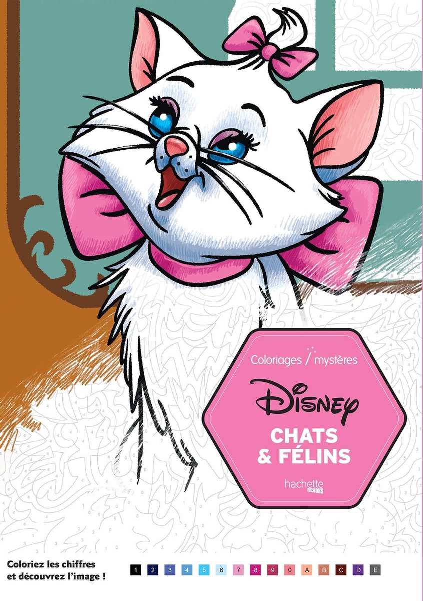 Disney Coloriages Mystères Chats & Félins