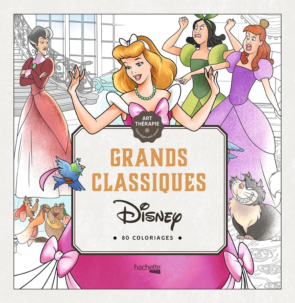 Disney Grands Classiques art therapie - Kleurboek voor volwassenen
