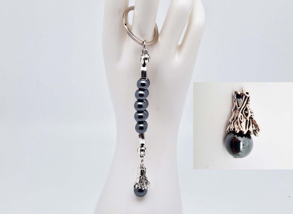 Handgemaakte Natuurstenen Sleutelhanger 