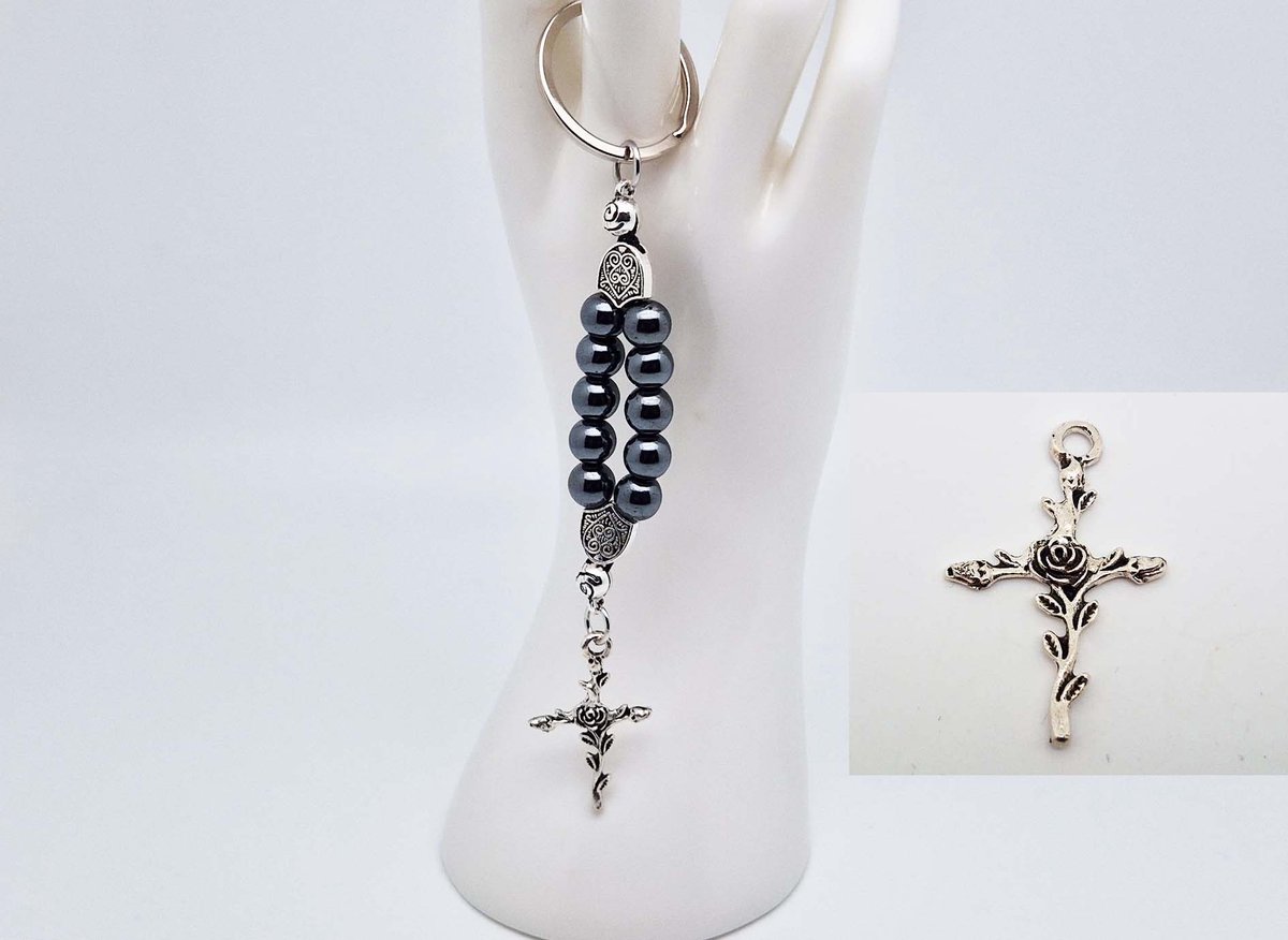 Handgemaakte Natuurstenen Sleutelhanger 