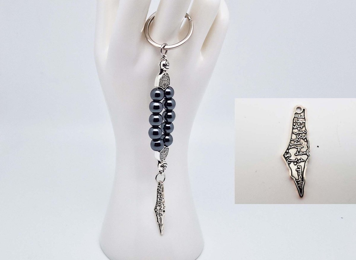 Handgemaakte Natuurstenen Sleutelhanger 