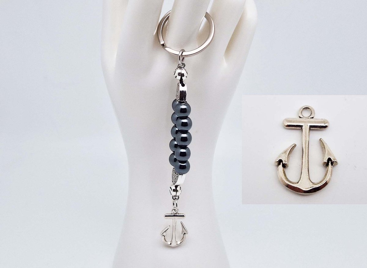 Handgemaakte Natuurstenen Sleutelhanger 