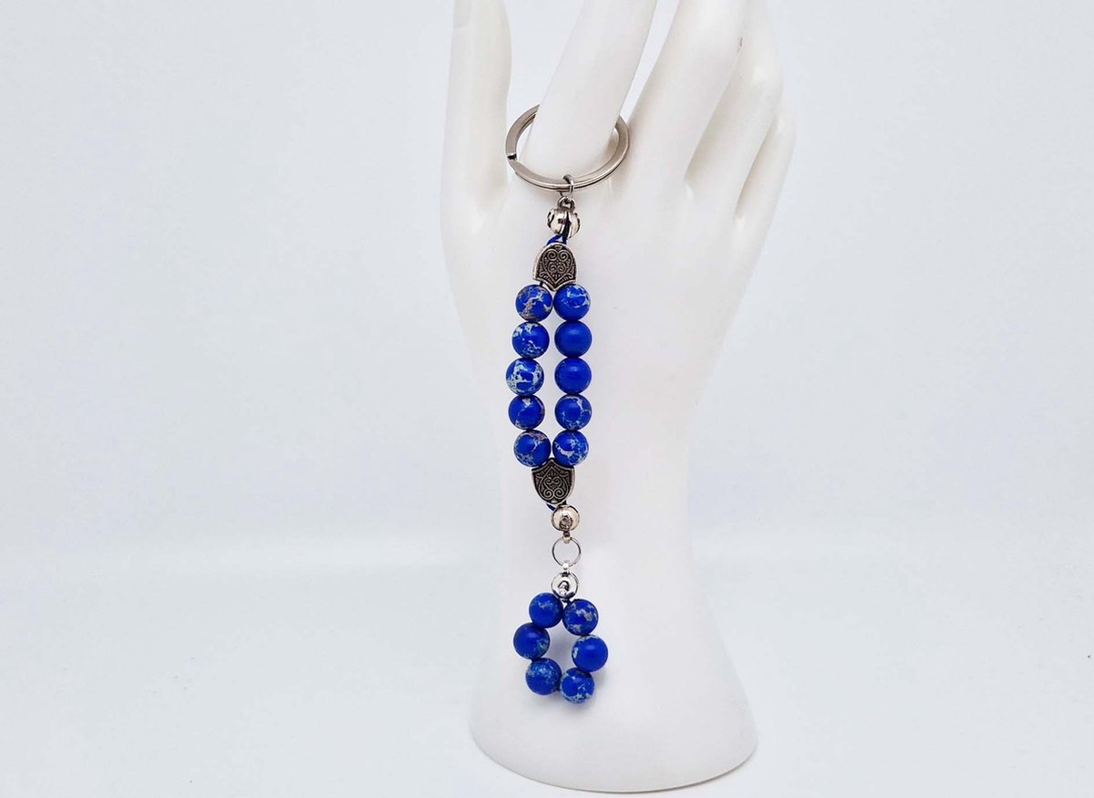 Handgemaakte Natuurstenen Sleutelhanger 