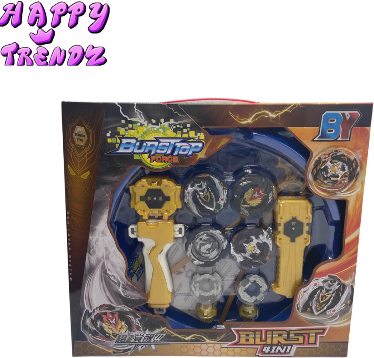 Happy Trendz® Bursttop Force - God Layer System - 4 in 1 - Goud - Pakket