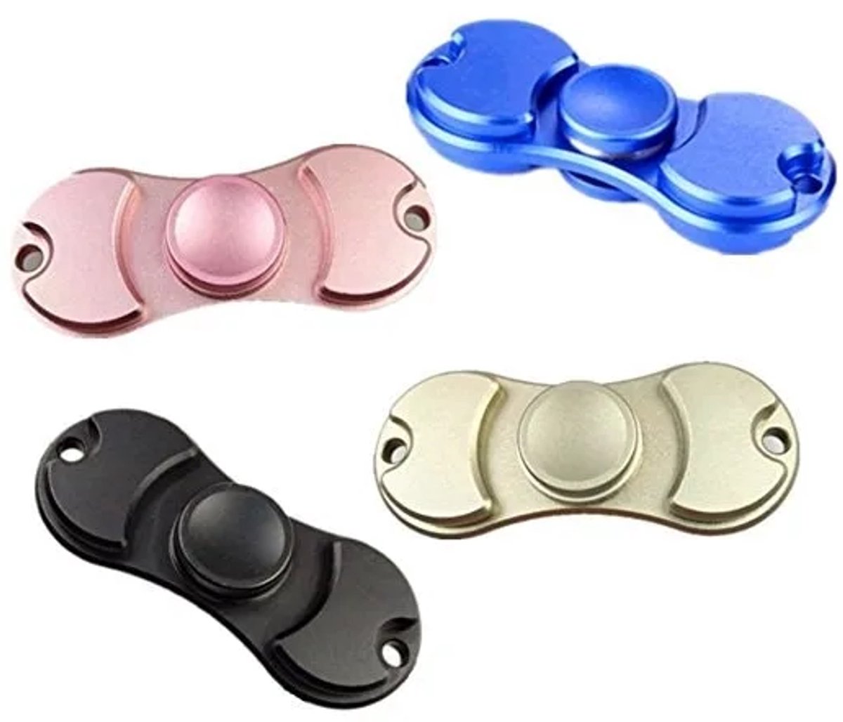 Happy Trendz® 5 x Top Fidget Spinner Rainbow in Deluxe Box - Fidget Toys - Metaal - Anti Stress - Glow in the dark - Balletjes - Fidget Pad - Hand Spinner - Fingertop fidget spinner - Regenboog