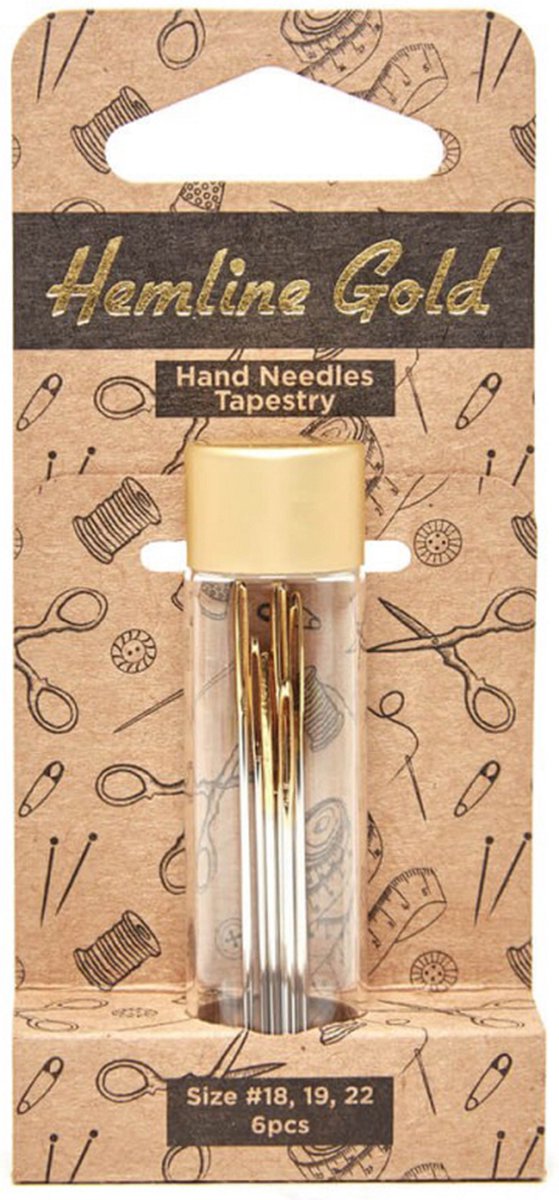 Borduurnaalden Hemline Gold