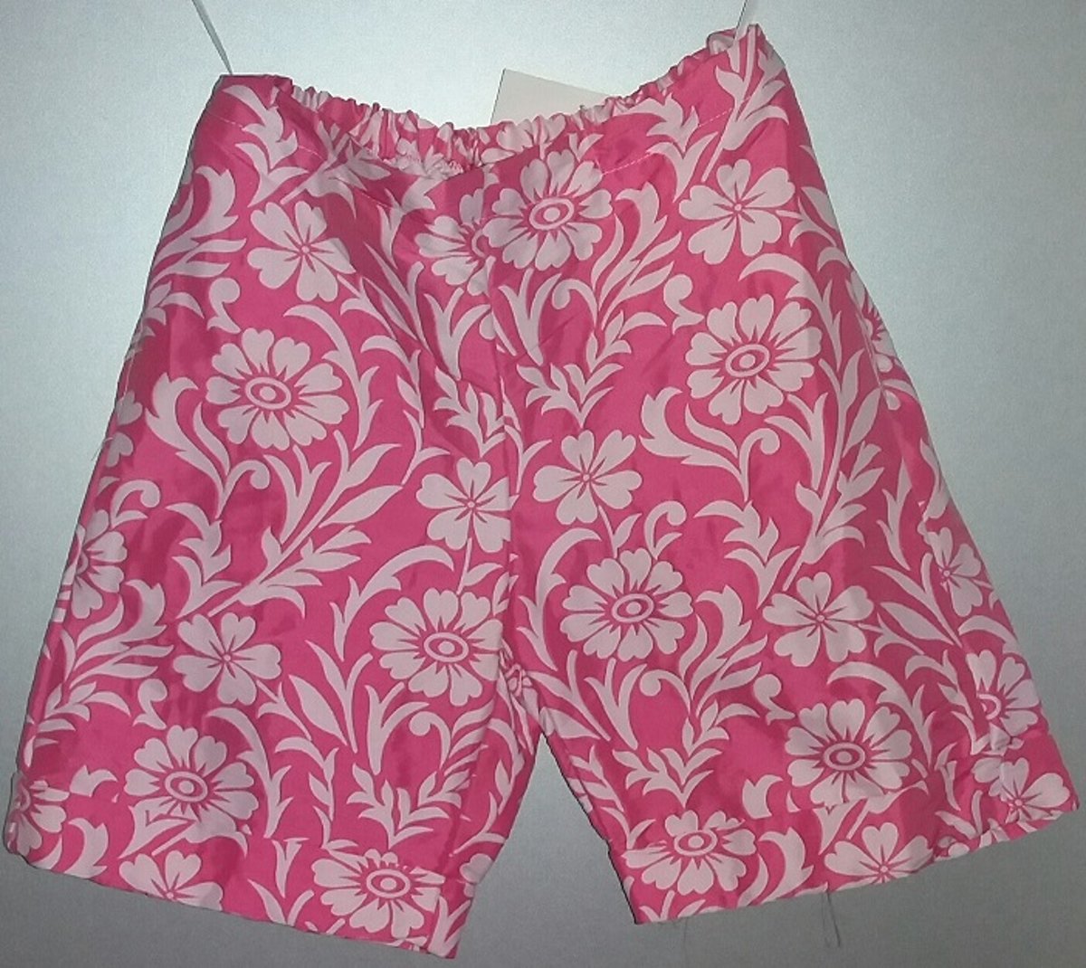 korte broek - roze  -bloemen - maat 38