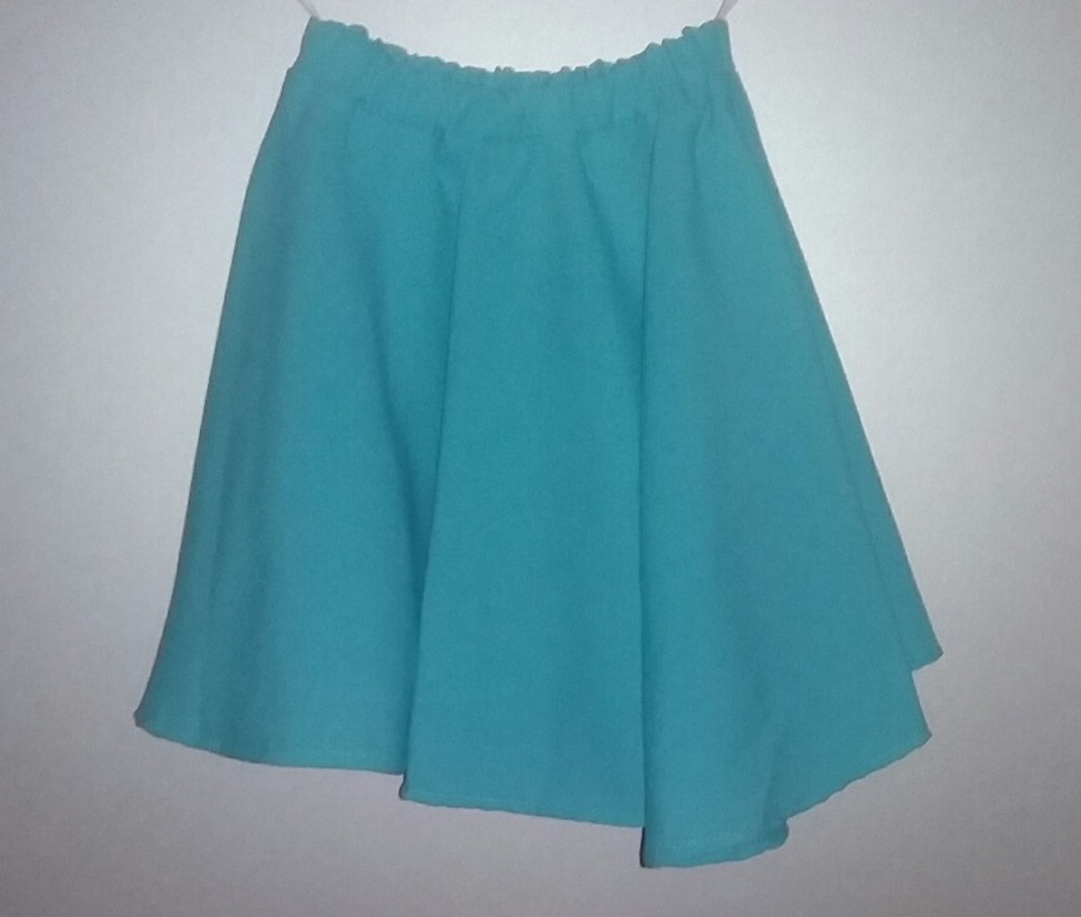 verkleedkleding - rock n roll rok - lichtblauw - mt 104/116