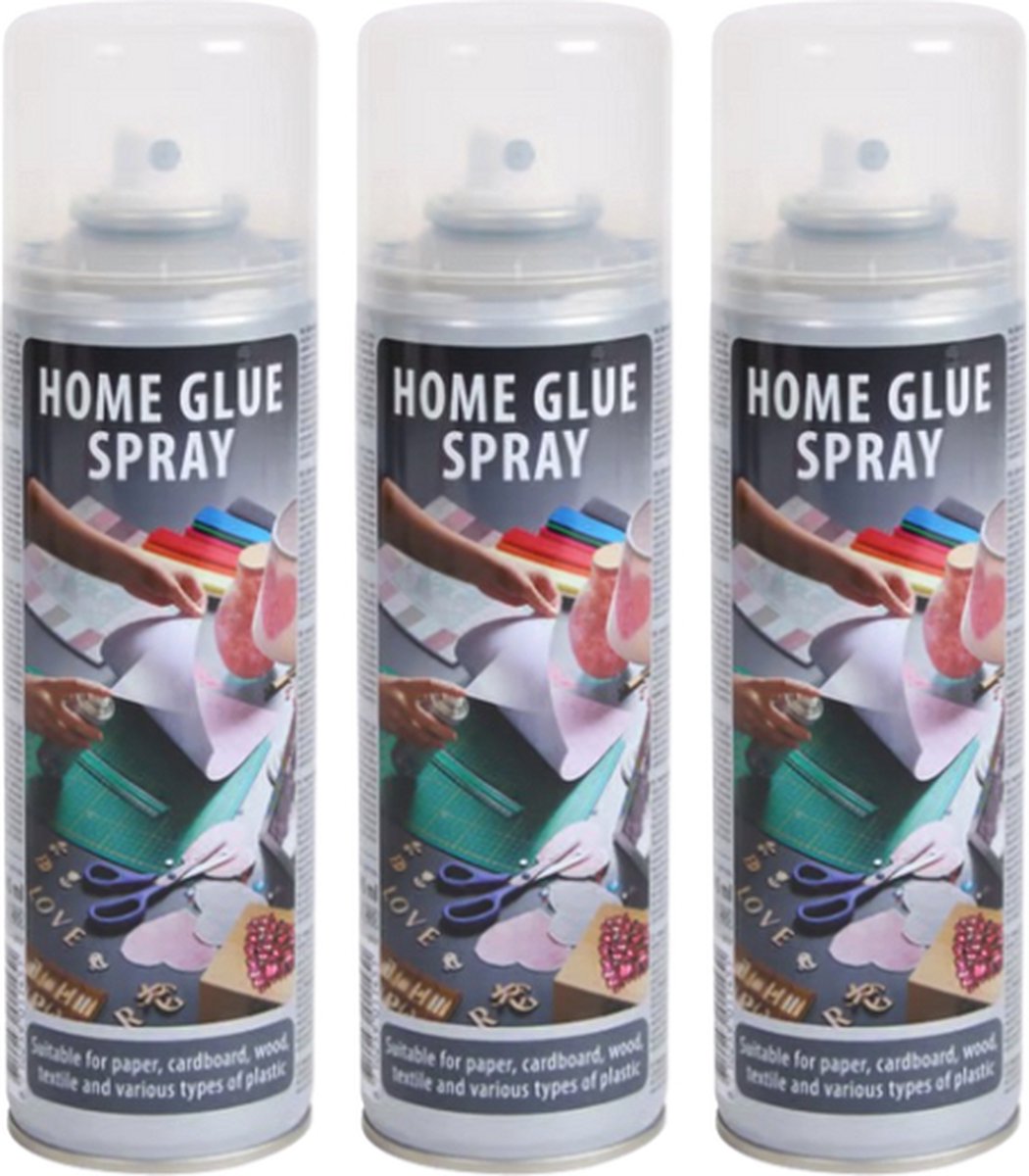 Lijmspray - Hobbylijm - Knutsellijm - Knutselen - 3 x 300ml