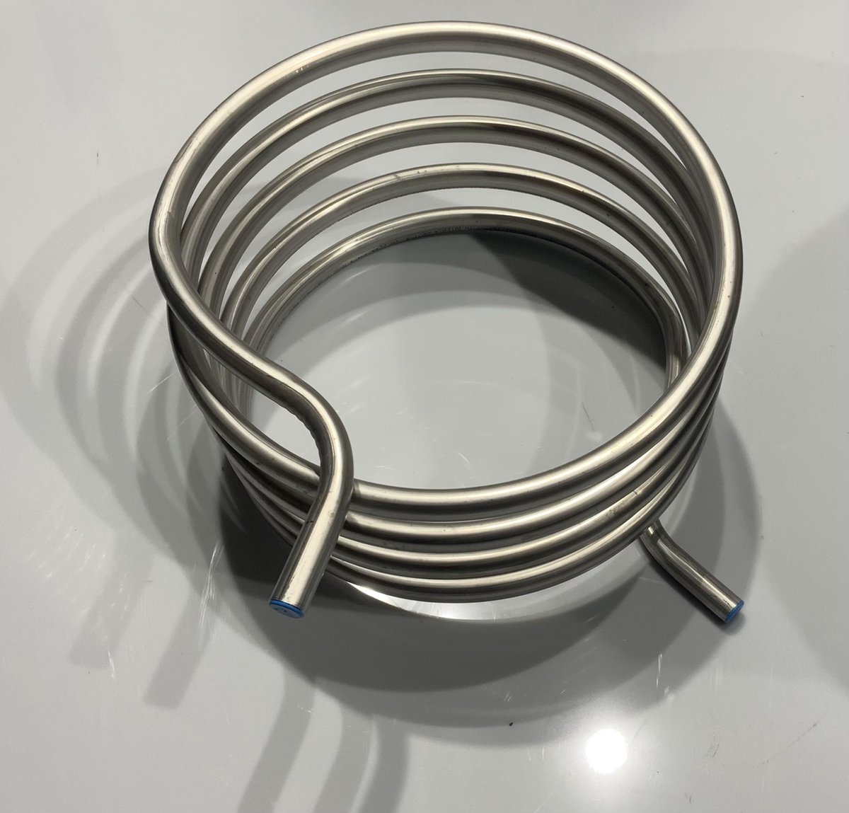 Houtgestooktezwembadverwarming rvs 316 wisselaar 22 mm 41 cm 6 meter voor zwembad of hottub