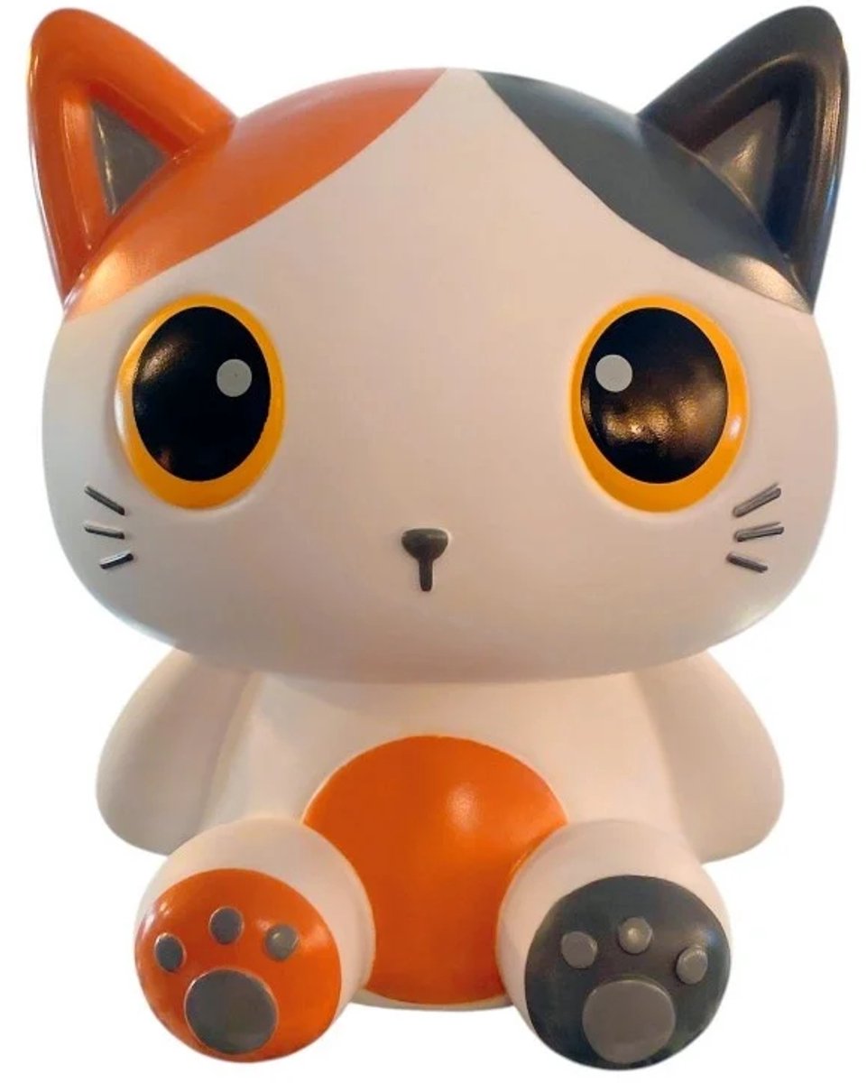 i-total - Spaarpot Grote Oranje Kat - H 27 cm