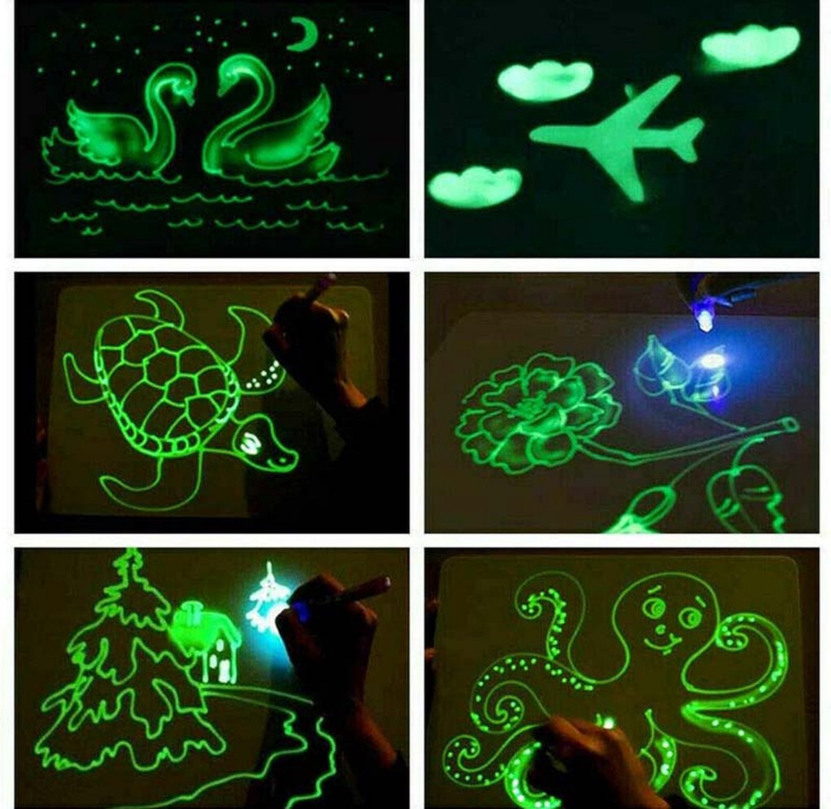   Glow In The Dark tekenbord AA formaat
