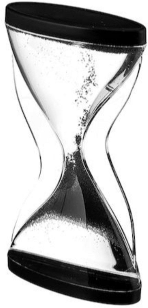 iTotal SAND UP Timer black Zandloper 5 min. 65x117x23mm