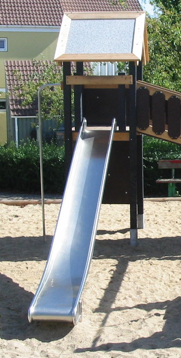 Intergard Glijbaan RVS speeltoestellen laag (platformhoogte 70cm)