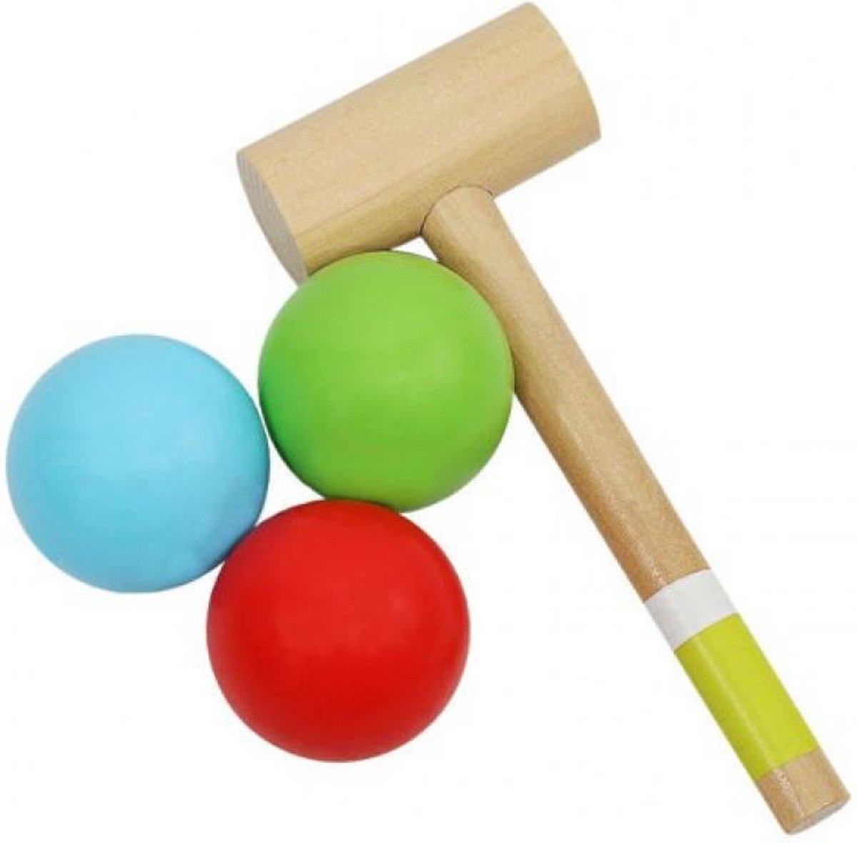 Hamerbank met drie ballen met geluid