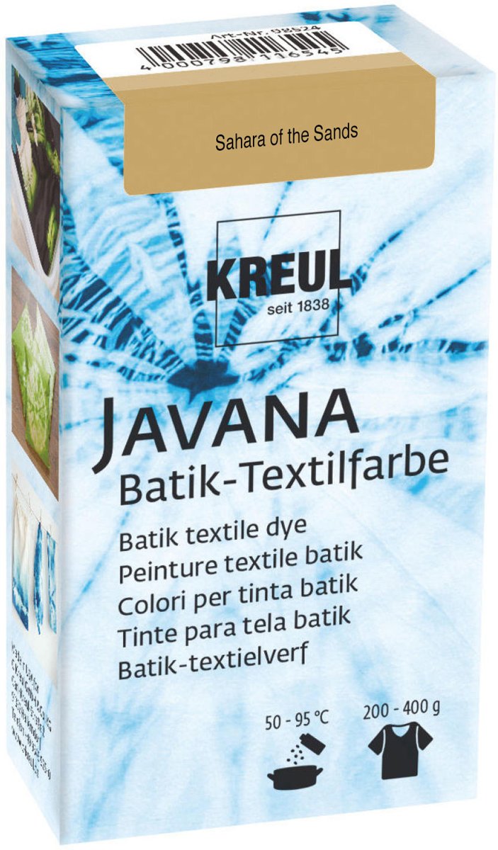 Javana Lichtbruine Batik Textile Dye - 70ml tie dye verf