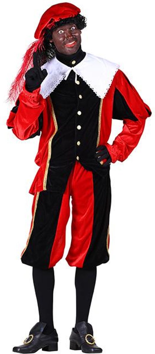 pietenkostuum rood zwart maat XXl