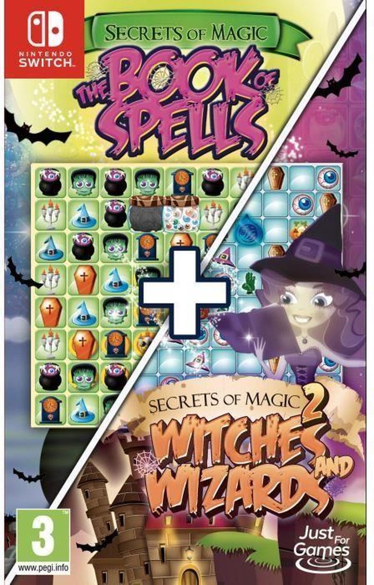 Pack Secrets Of Magic: The Book of Spells + Witches and Wizards Nintendo Switch Game
