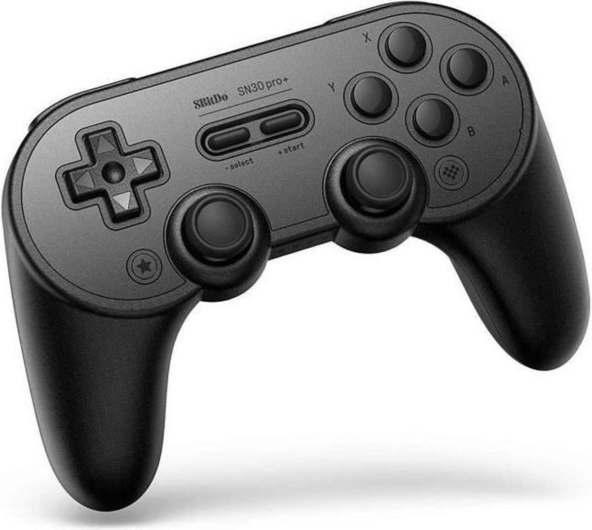 Zwarte Bluetooth Gamepad Controller 8 Bitdo SN30 Pro + Black Edition
