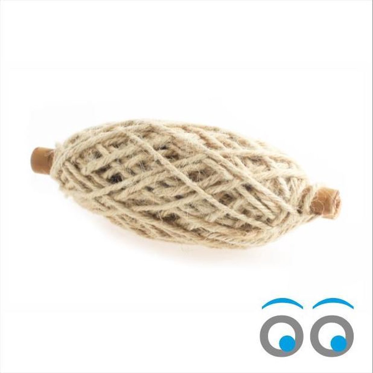 50 meter Jute Koord - Flax - Ecru - 3,5 mm dik (2 klosjes van 25 meter)