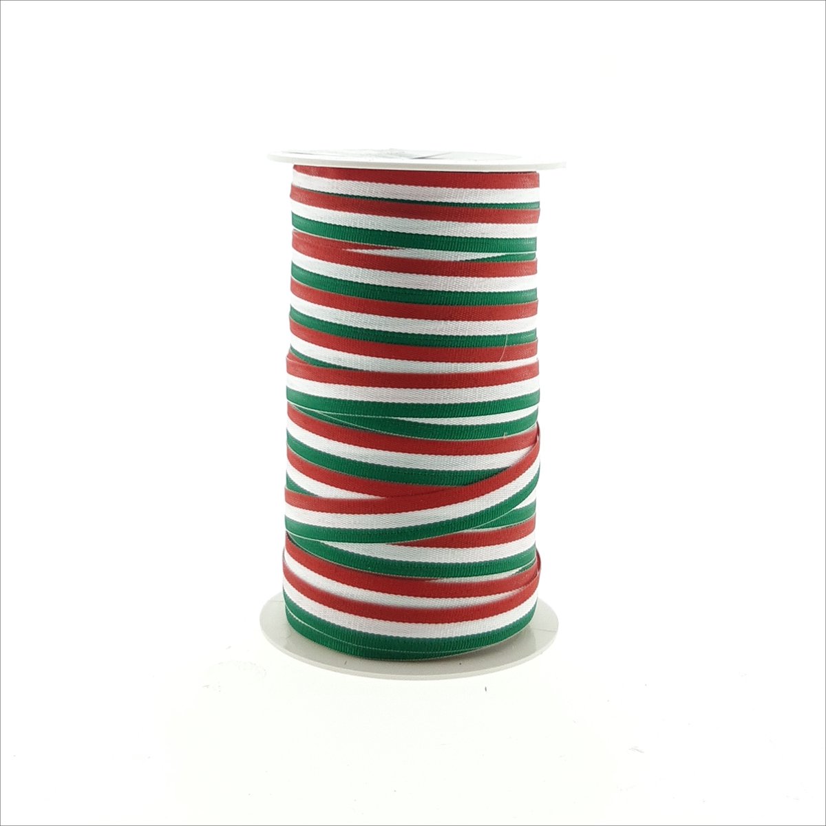 Lint - Italiaanse vlag - 10 mm x 25 meter - geweven lint