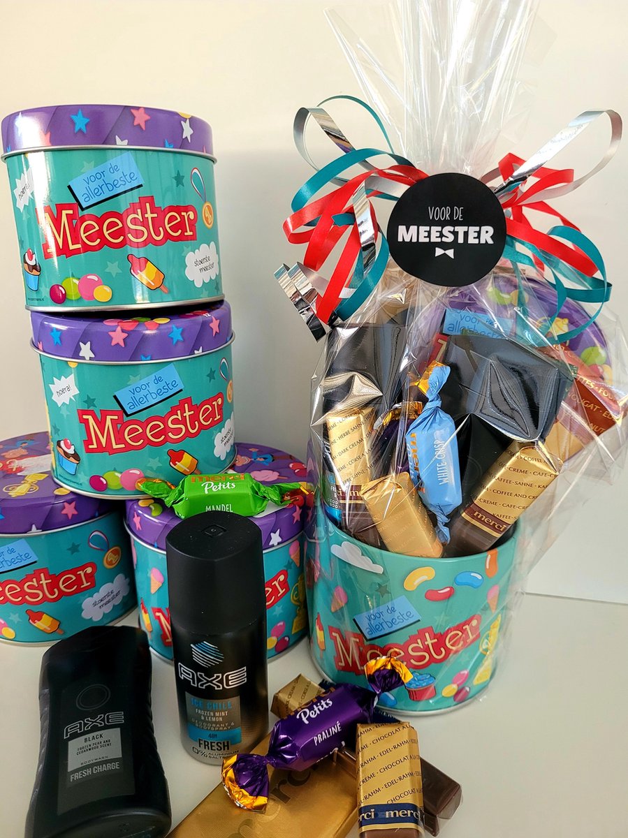 Bedankt meester- bedankje- voor de meester- cadeau- bedankt cadeau- kadootjethuis.nl