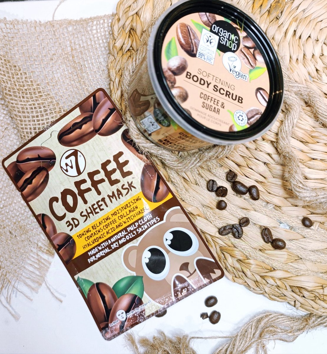 Coffee Lover Cadeaupakket – Mini Verwenpakket met Koffie Scrub & Gezichtsmasker – Luxe & Duurzaam Verzorgingscadeau
