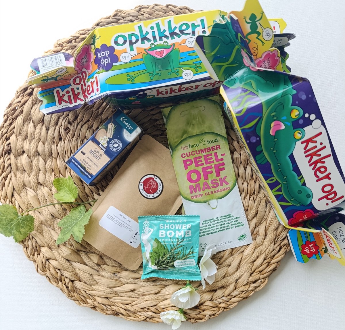 Opkikker Cadeaupakket – Verfrissend & Verzorgend - beterschap cadeau